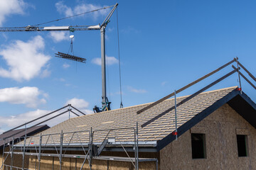 chantier de construction à l'arrêt