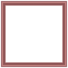 Obraz premium Squared golden vintage wooden frame for your design. Vintage cover. Place for text. Vintage antique gold beautiful rectangular frames for paintings or photographs. Template vector illustration