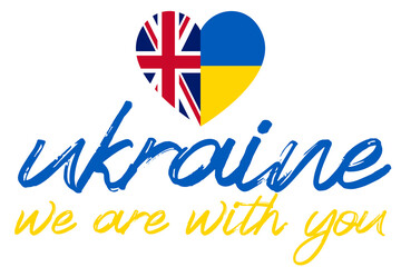 Grafik zur Unterstützung der Ukraine UK / der Fotografen-Anteil vom Verkauf wird gespendet / the photographers share of the income will be donated
