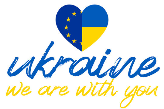 Grafik zur Unterstützung der Ukraine Europa / der Fotografen-Anteil vom Verkauf wird gespendet / the photographers share of the income will be donated