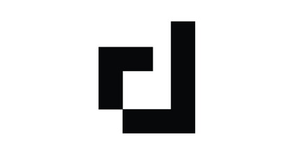  letter D logo design vector illustration