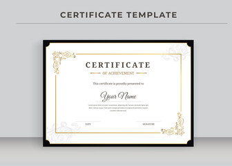 Certificate of Appreciation template, Certificate of achievement, awards diploma