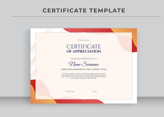 Certificate of Appreciation template, Certificate of achievement, awards diploma