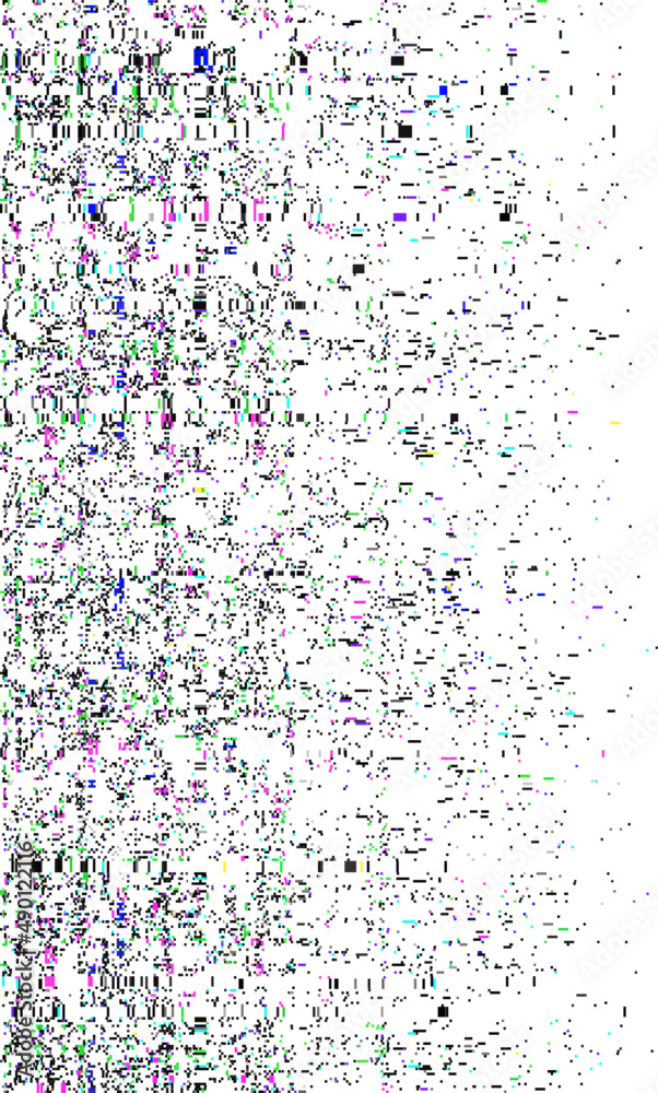 Poster glitch frame. display error background. glitch screen border. computer screen digital noise. tv sign