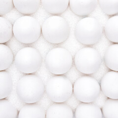 white eggs on white
