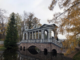 Marble bridge in Pushkin