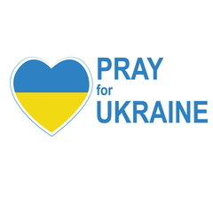 Illustration of Stop War concept on Ukraine flag background. No war and military attack in Ukraine poster. Concept of Ukrainian and Russian military crisis, conflict between Ukraine and Russia. 