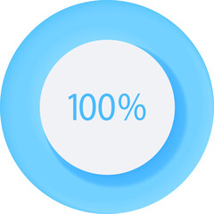 Neumorphism style element. Modern website or mobile app design. Neumorphic UI UX blue design.