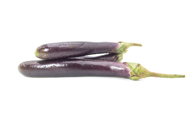 Eggplant isolated on white background