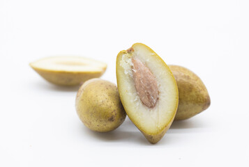 olive isolated on white background, its a raw product of olive oil, healthy olive