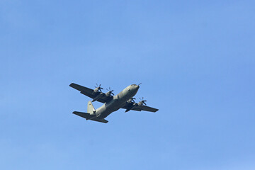 Vintage military Hercules aircraft	