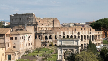 Fototapeta na wymiar The Colosseum 