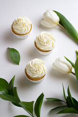 Delicate cupcake