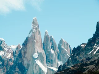 Papier Peint photo autocollant Cerro Torre Belle vue sur la montagne Cerro Torre à El Chalten, Argentine