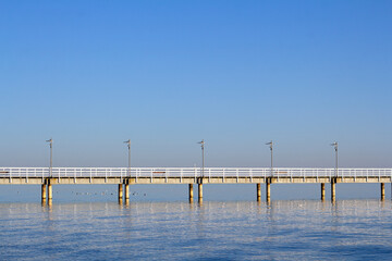 A long pier somewhere in northern Poland