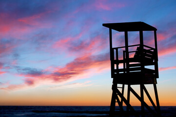 Dramatic Sunset at Chatham, Cape Cod