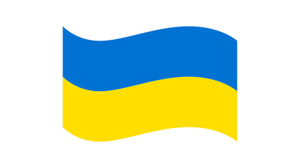 Ukrainian flag. Ukrainian nation. Patriotism. Vector illustration