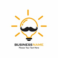 Bee lab logo template illustration