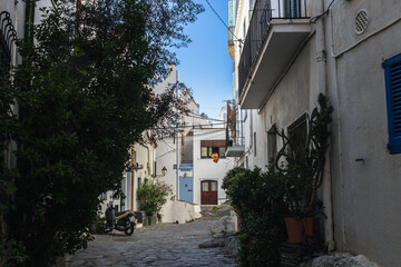 Fototapeta premium Beautiful town of Cadaques in Spain on the Costa Brava of the Mediterranean.