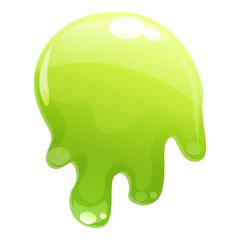Drip slime icon cartoon vector. Goo splash. Liquid paint
