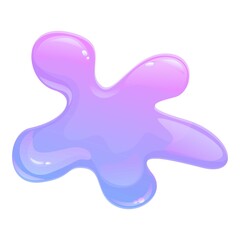 Toxic slime icon cartoon vector. Drip goo. Liquid sticky