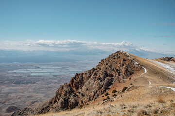 landscape in the high mountains