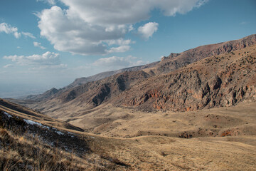 road in the mountains of island