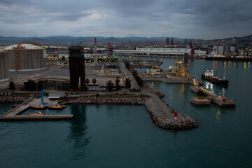Fototapeta premium city harbor