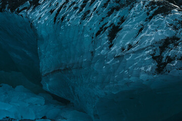 Beatiful shot of Byron Glacier in Alaska