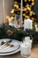 christmas table decoration