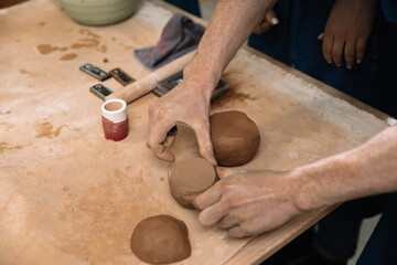 hands of a potter