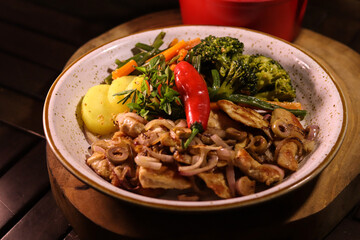 vegetable and meat stew