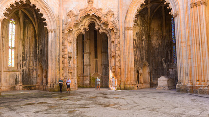 Kapellenanlage im Kloster von Batalha, Portugal