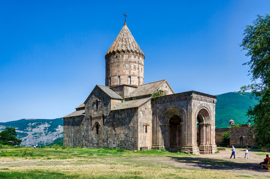 Closeup of the Tatev Monastery in Armenia