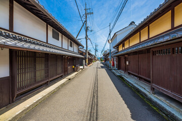 Fototapeta premium 滋賀県 近江八幡の町並み