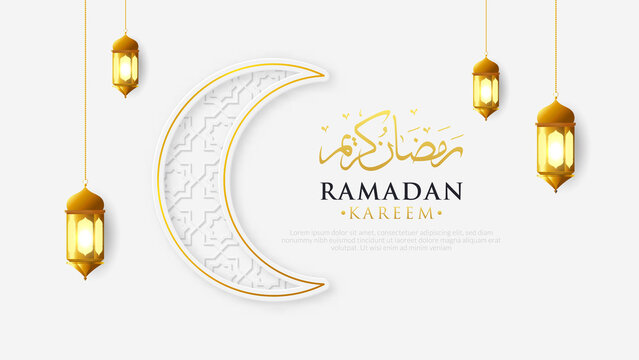 Modern and beautiful ramadan kareem background