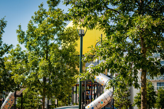 Playground With Sun Theme In Malmo, Sweden