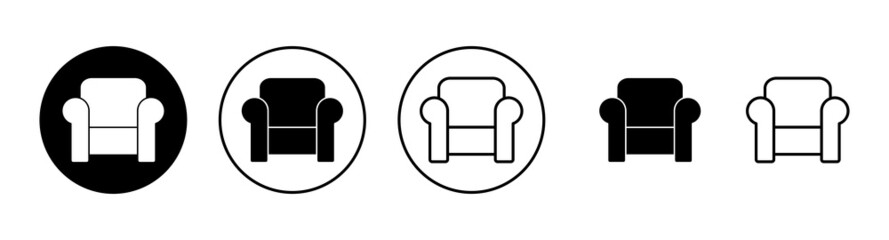 Sofa icons set. sofa sign and symbol. furniture icon