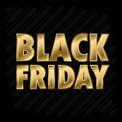 Black friday template with text Vector