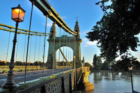 Hammersmith Bridge in London