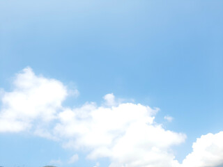 blue sky with clouds