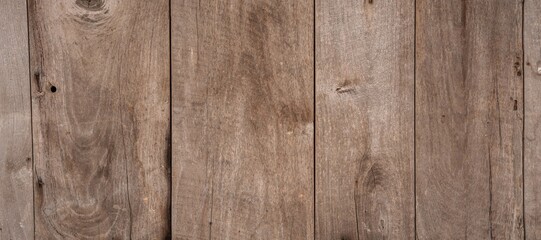 Real wood texture background, top view wooden plank panel