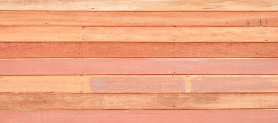 Fototapeta premium Real wood texture background, top view wooden plank panel