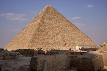Closeup of Gizza Pyramids