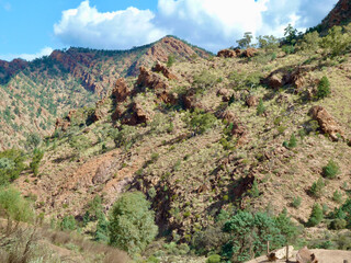 Rock formations around the Flinders Ranges