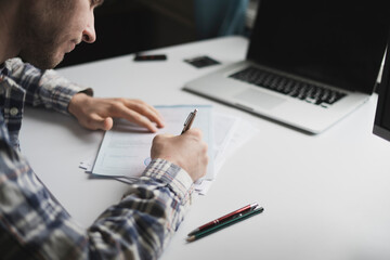 businessman sign the document, paperwork agreements management