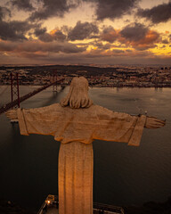 Cristo Rei at the River Tejo