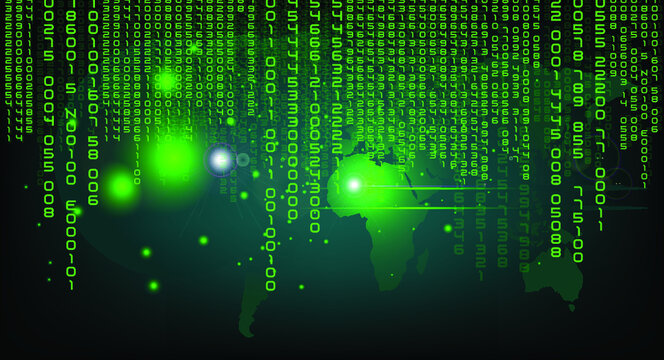 Vector design of a stream of decimal digits