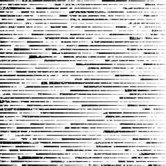 Fototapeta premium Horizontal grunge speed lines in triangle form. Dust overlay distress texture. Dirty splattered design element. Vector illustration. Ideal to create grungy effect, place illustration over Your design