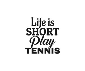 Fototapeta premium Tennis SVG and Cut File Tennis 